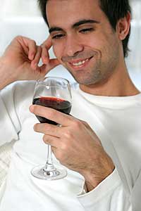 Men who drink red wine may reduce their risk of prostate cancer